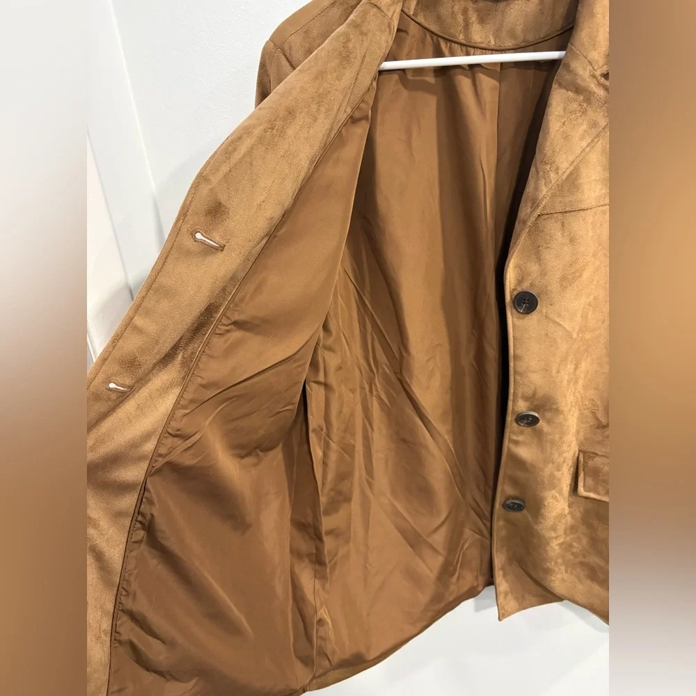 JustFab Tan Women's Blazer - Picture 4 of 10